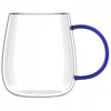 Vialli Design 2 stiklinės su mėlyna rankena 400 ml Bolla (1135)