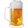 Vialli Design Dvisienis alaus bokalas 500ml AMO 1228