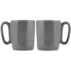 Vialli Design - FUORI - Mug 2vnt. 80ml - Pilkas