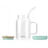 Vialli Design Fuori stiklainis su šiaudeliu 600 ml mėtinis 29859