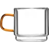 Vialli Design Komplektas 2 szklanek su podwójną ścianką do espresso Amber 80 ml 8579