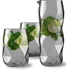 Vialli Design 3 dalių rinkinys – karafa ir 2 stiklinės Geo Graphite (32200)