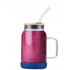 Vialli Design Vialli dizaino indelis su šiaudeliu, 600 ml, tamsiai mėlynas, Fuori 29811