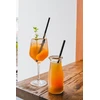 Vialli Design STIKLO ŠIAUDELIAI JUODI 20cm RINKINYS 6 VNT. SU ŠEPETĖLIU 26599 VIALLI DESIGN