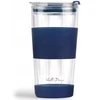 Vialli Design Termo puodelis stiklinis ze słomką 600 ml tamsiai mėlyna 30381
