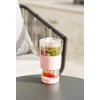 Vialli Design Termo puodelis stiklinis ze słomką 600 ml rožinė Fuori 30411