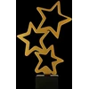Victoria Sport Metal trofėjus su marmuriniu pagrindu - Stars x3