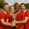 Victoria Sport Metalinė taurė, auksas ir sidabras