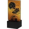 Victoria Sport Monochrome stiklo trofėjus ant marmurinio pagrindo - FUTBOLO KAMUOLĖ