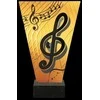 Victoria Sport Monochrome Glass Trophy ant marmuro pagrindo – MUZIKA