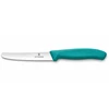 Victorinox Swiss Classic 6.7834.C1 virtuvinis peilis, dantytas, su užapvalintu galiuku, žalias