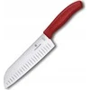 Victorinox V-6.85 21.17B Šveicariškas klasikinis Santoku peilis, 17 cm, raudonas
