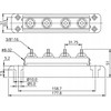Victron Energy 600A 8P DC skirstytuvas