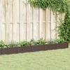 Sodo lovelis su kuoliukais, rudas, 362,5x42,5x28,5cm, PP