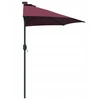 Sodo skėtis Bordo raudona 294 x 150 x 223 cm