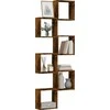 Wall Cube lentynos 6 vnt Rūkytas ąžuolas 30x15x30 cm