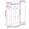 Prikabinamas paltas Sieninis Senas medis 100 x 10 x 100 cm
