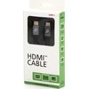 Vaizdo kabelis HDMI M – HDMI M, HDMI 2.1 – itin didelės spartos, 2 m, paauksuotos jungtys, aliuminio korpusas, pilkas, logotipas 8K @ 60Hz, 48Gb/s
