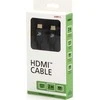 Vaizdo kabelis HDMI M – HDMI M, HDMI 2.1 – itin didelės spartos, 2 m, paauksuotos jungtys, aliuminio korpusas, juodas, logotipas 8K @ 60Hz, 48Gb/s