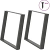 Valgomojo stalo kojelės, U formos, 2 vnt., 90x(72-73)cm