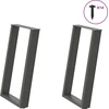 Valgomojo stalo kojelės, U formos, 2 vnt., 50x(72-73)cm