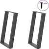 Valgomojo stalo kojelės, U formos, 2 vnt., 60x(72-73)cm