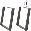 Valgomojo stalo kojelės, U formos, 2 vnt., 70x(72-73)cm