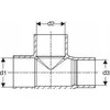 Viega 5130 Sumažinamas trišakis LW/LW/LW 22x22x15
