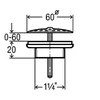 Viega Universalus ventilis1 1/4 x 60