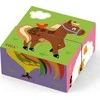 Dėlionė Mediniai kubai VIGA TOYS Farm 4vnt