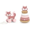 Viga Toys Viga 44228 PolarB Rinkinys do ciągnięcia i piramidka- Lis