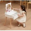 Viga Toys Viga Medinė Makiažo Staliukas Su Veidrodžiu Baltas