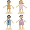 Viga Toys VIGA Medinės Lėlės Šeima 4 Figūros