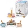 Viga Toys PolarB medinis popietinės arbatėlės rinkinys