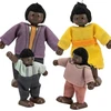 Viga Toys VIGA medinių lėlyčių rinkinys 4 vnt