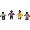 Viga Toys VIGA medinių lėlyčių rinkinys 4 vnt