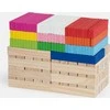 Viga Medinės Statybinės Kaladėlės Pastatai 250 vnt.