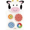 Viga Toys Medinė Žaislas Karvė Su Sukamais Diskais