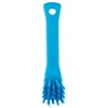 Vikan Detail brush, , 15cm, mėlynas, polyester/PP/stainless steel, with scraper edge (39513)