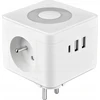 Viking maitinimo adapteris Y23L, 2x 230 V, 1x USB-A, 2x USB-C, jutiklinė lemputė, juoda