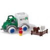 Viking Toys Vikingų žaislai – Jumbo Horse Transport M/1 Person +2 Horses + Tvora (130007)
