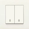 Panasonic Karre 2 klavišų potinkinis perjungiklis, baltas, 10A, 250V (90963617)