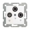 Panasonic Viko KARRE TV / SAT / SAT antenA lizdas galutinis balta