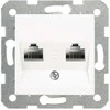 Panasonic Viko KarRE PC lizdas dvivietis RJ45 kat 5E baltas (90963634)