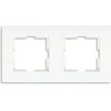 Panasonic KARRE baltas, dvivietis rėmelis (90960261)