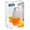 Vilde Stiklinis ąsotis su dangteliu 1,8 l