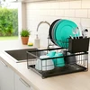 Vilde Džiovintuvas na naczynia metalo sp. juoda 2-poziomowa 42x28x28 cm