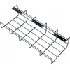 Laidų dėklas Vilde 43x17x10 cm juodas metalinis