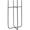 Vilde Gėlių vazonas su stovu metalinė juoda 16,5x42 cm