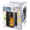 Vilde Stiklinis indas produktams 650 ml; Juodas dangtelis
